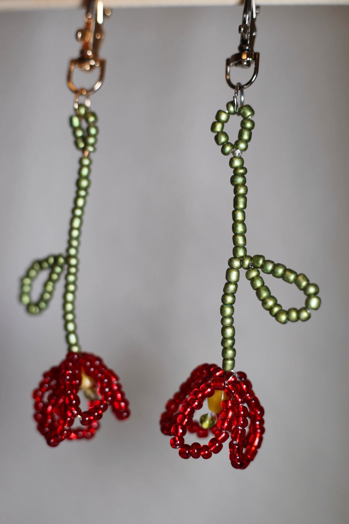 Tulip bag charm