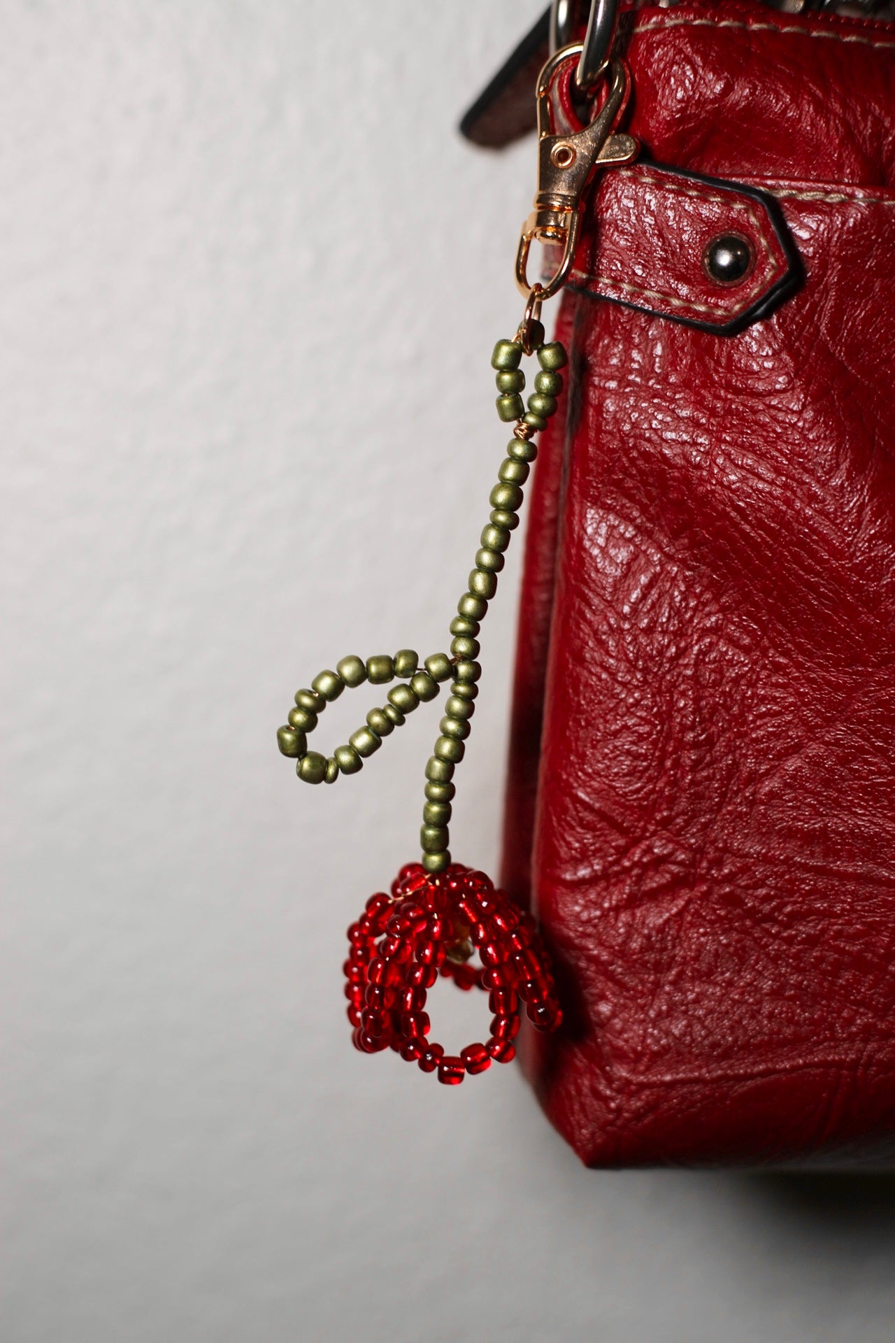 Tulip bag charm