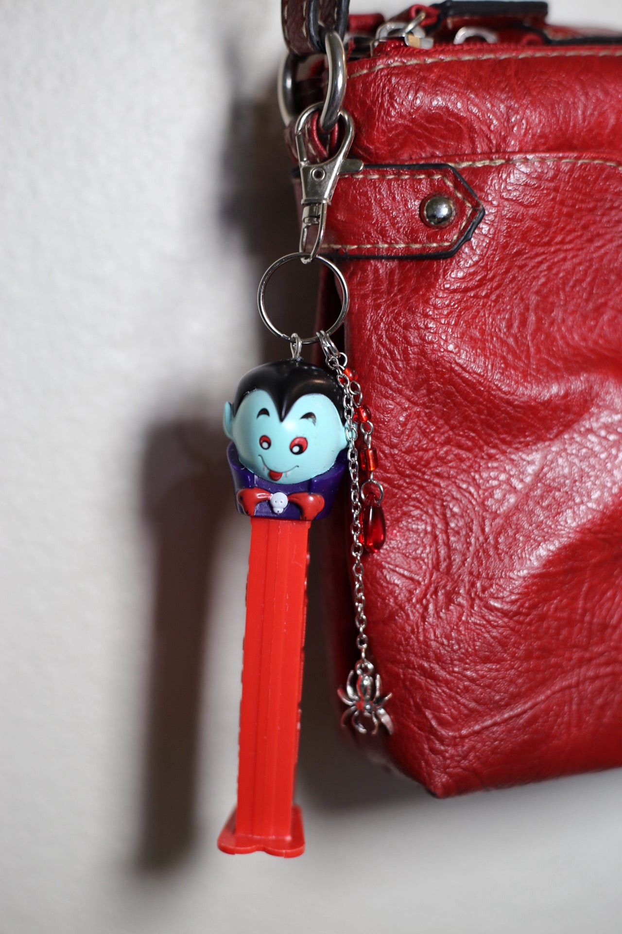 Vampire Pez bag charm