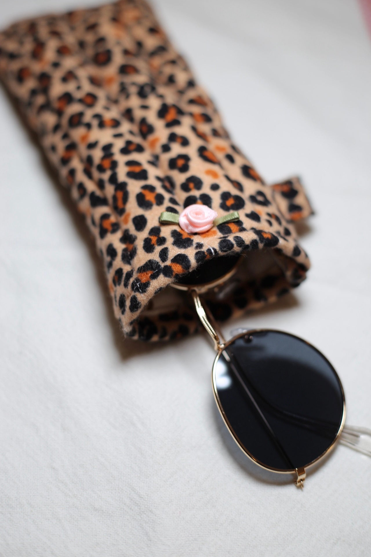 Puffy glasses case
