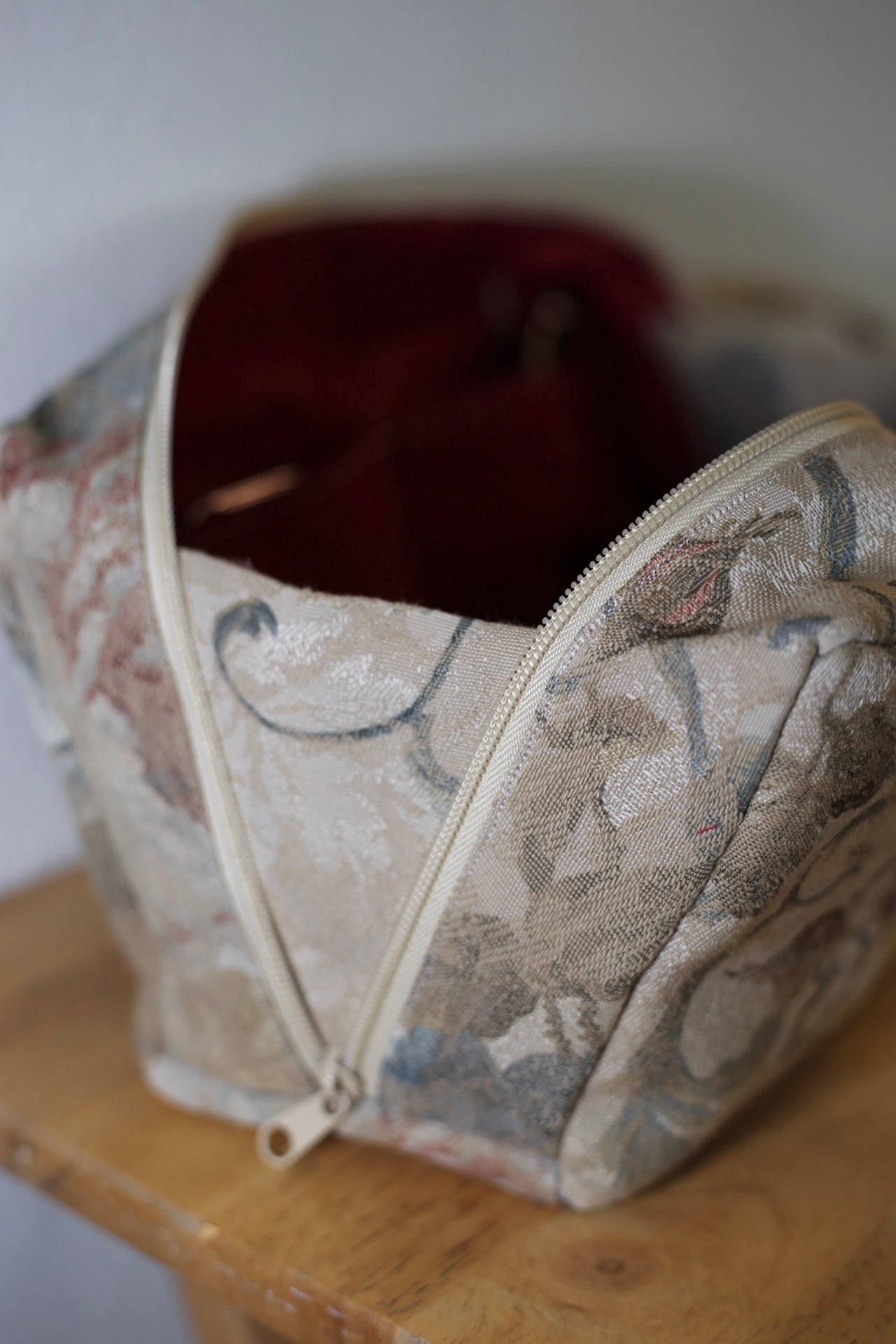 No More Wars: floral bowler bag