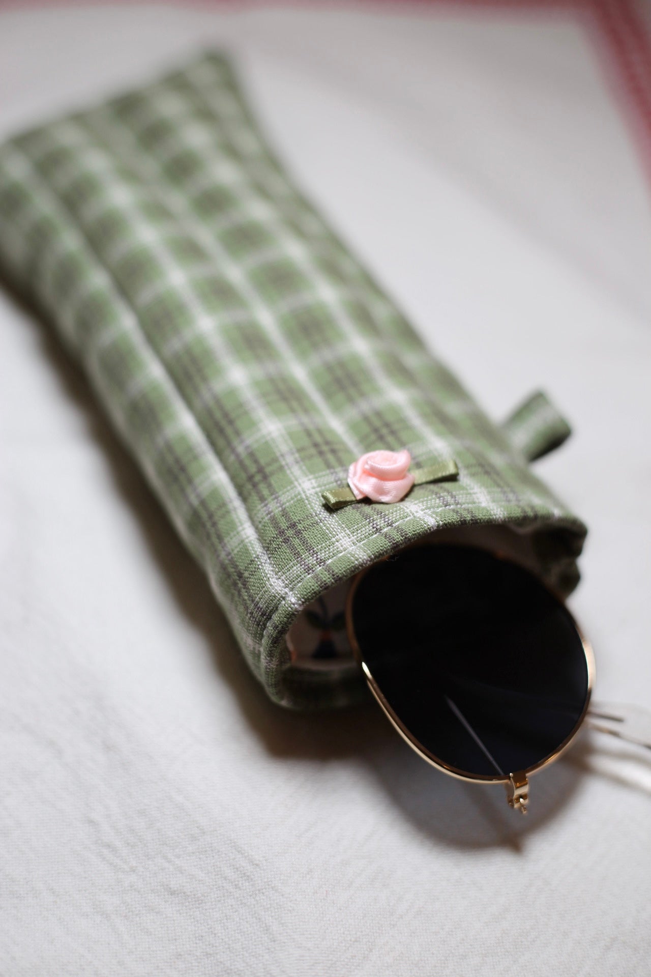 Puffy glasses case