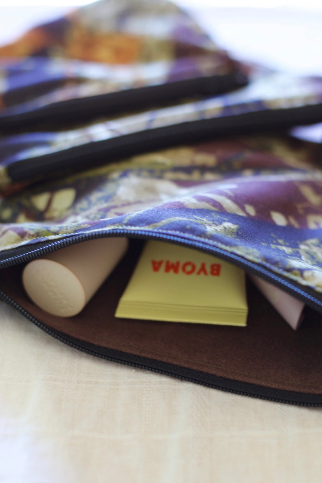 Real tree camo zipper pouch set