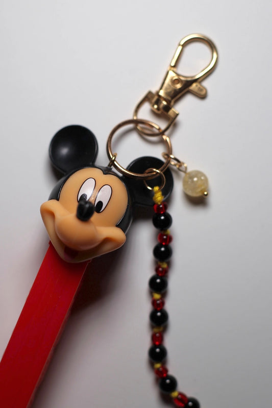 Mickey Pez bag charm (gold)