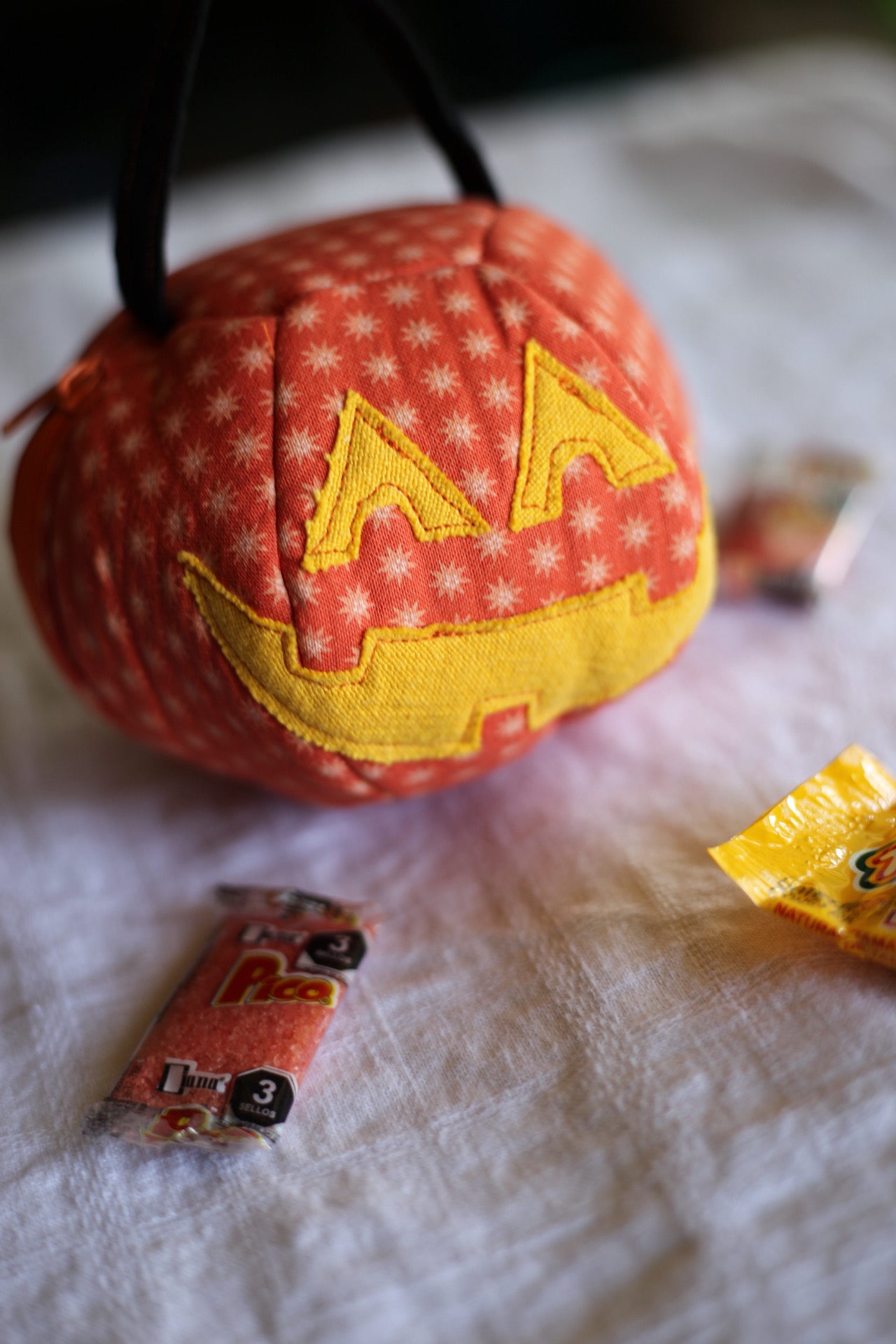 Pumpkin bag charm