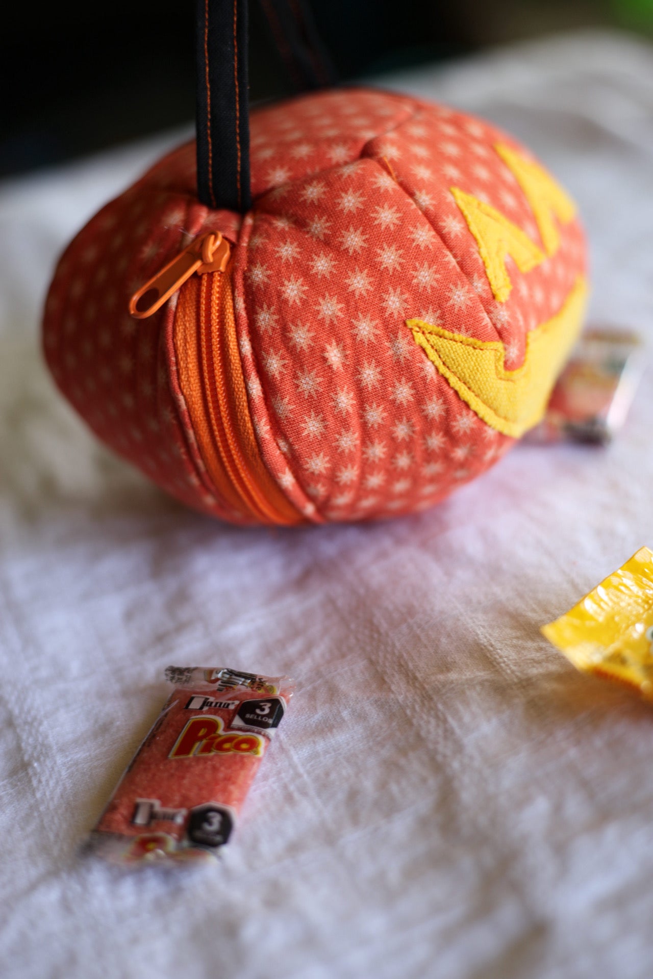 Pumpkin bag charm