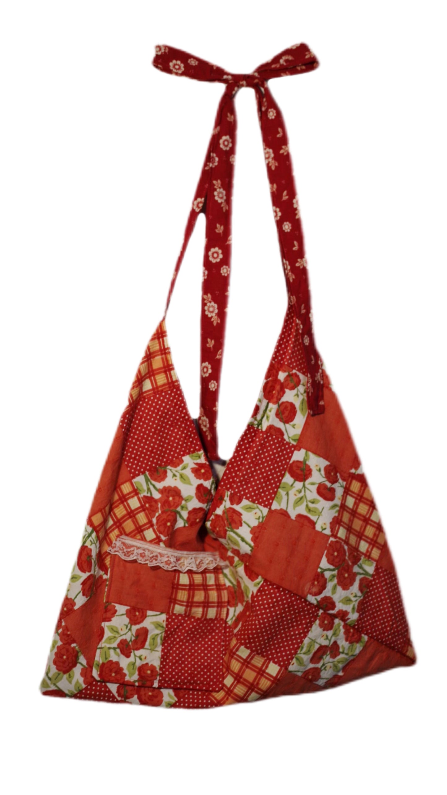 Patchwork slouchy bag