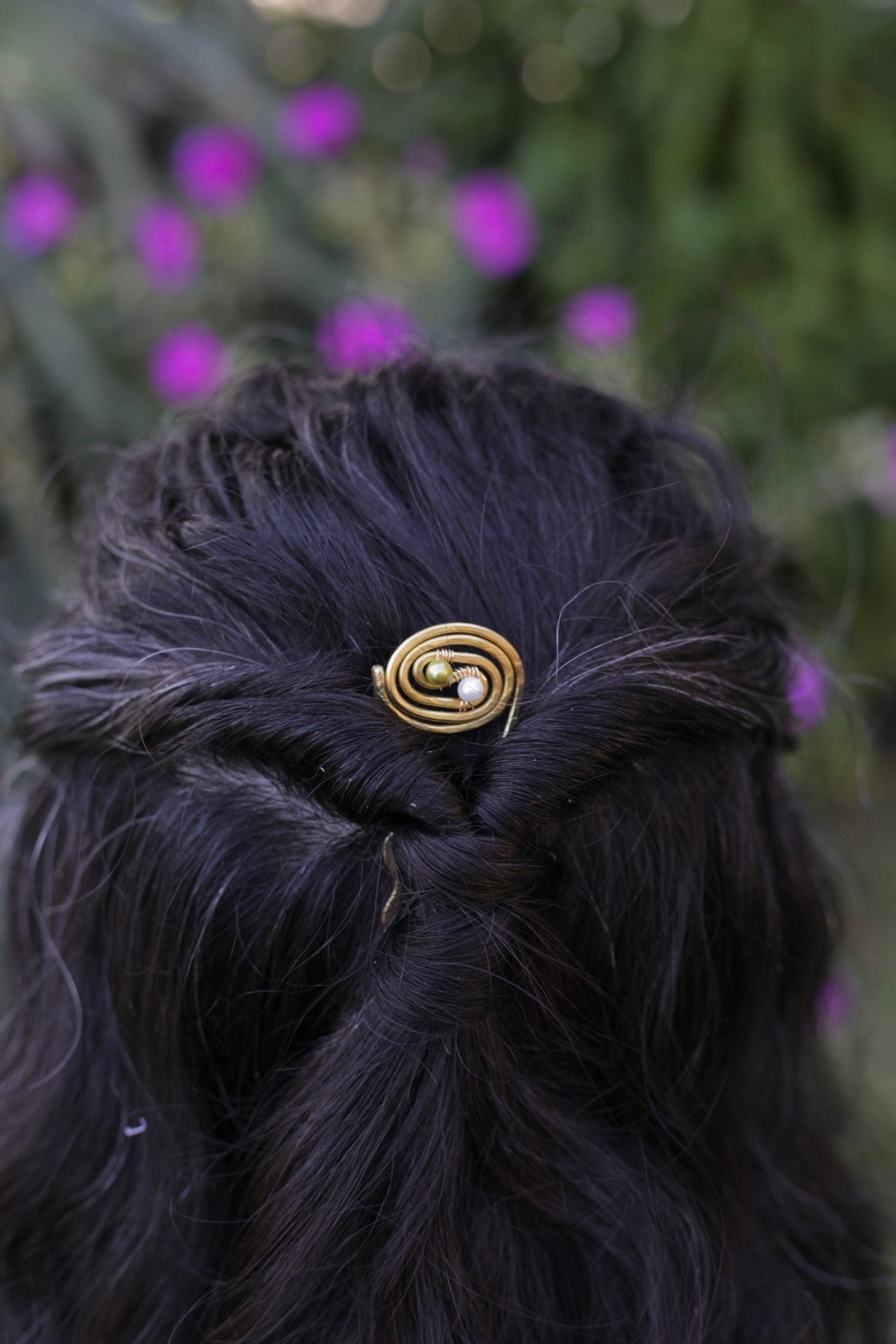 The Abalone hair pin
