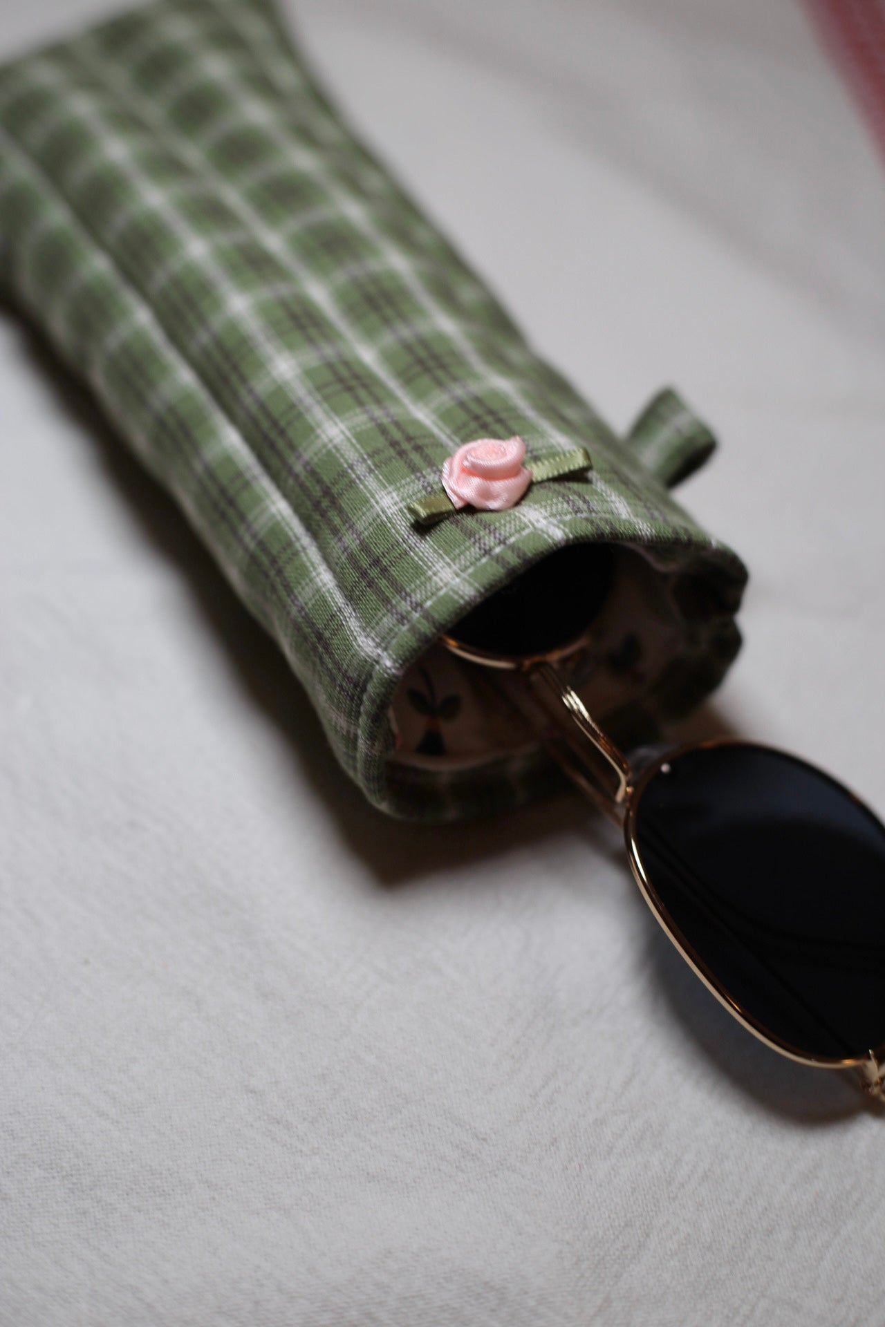 Puffy glasses case