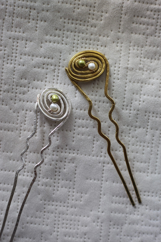 The Abalone hair pin