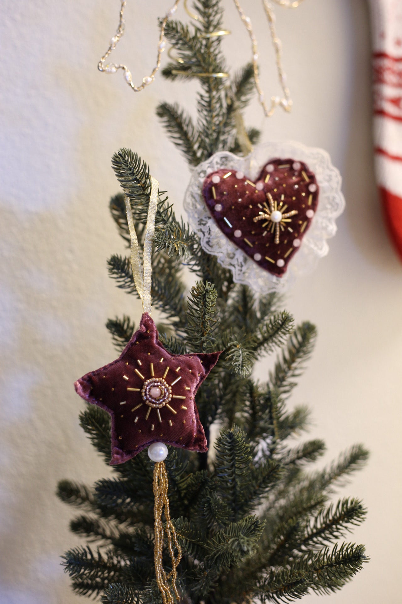 Beaded crystal Ornaments