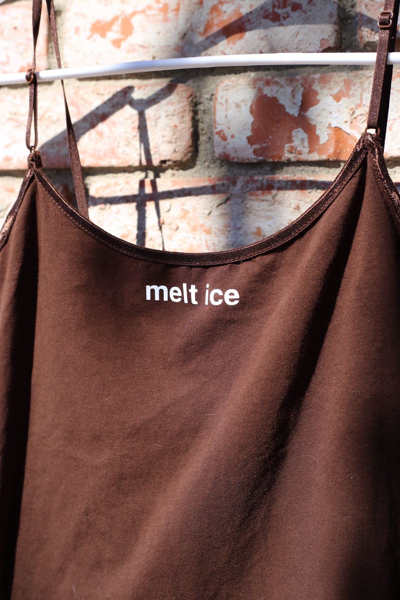 Melt ICE brown tank top