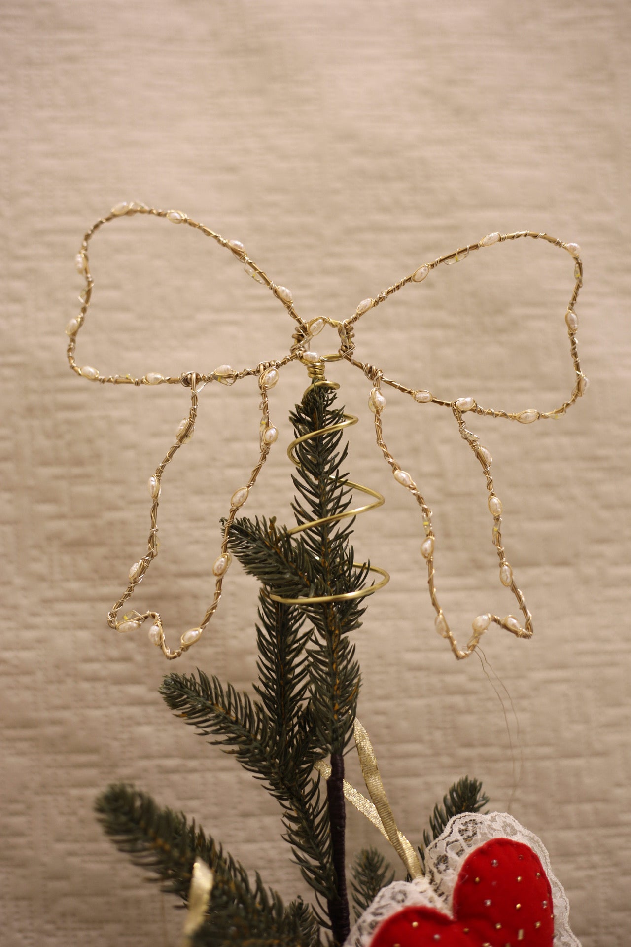 Bow tree topper