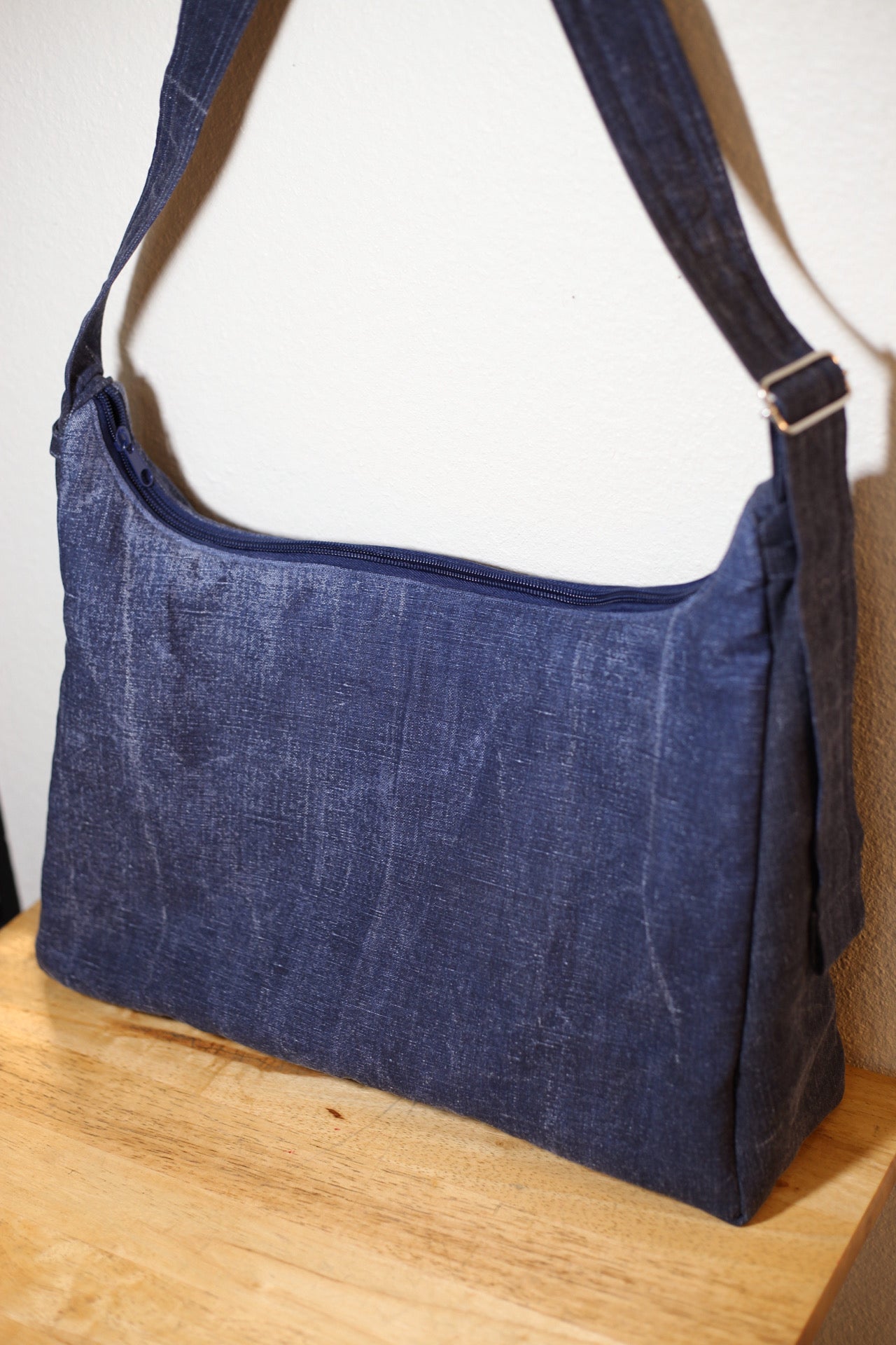 No Fascists: jean shoulder bag