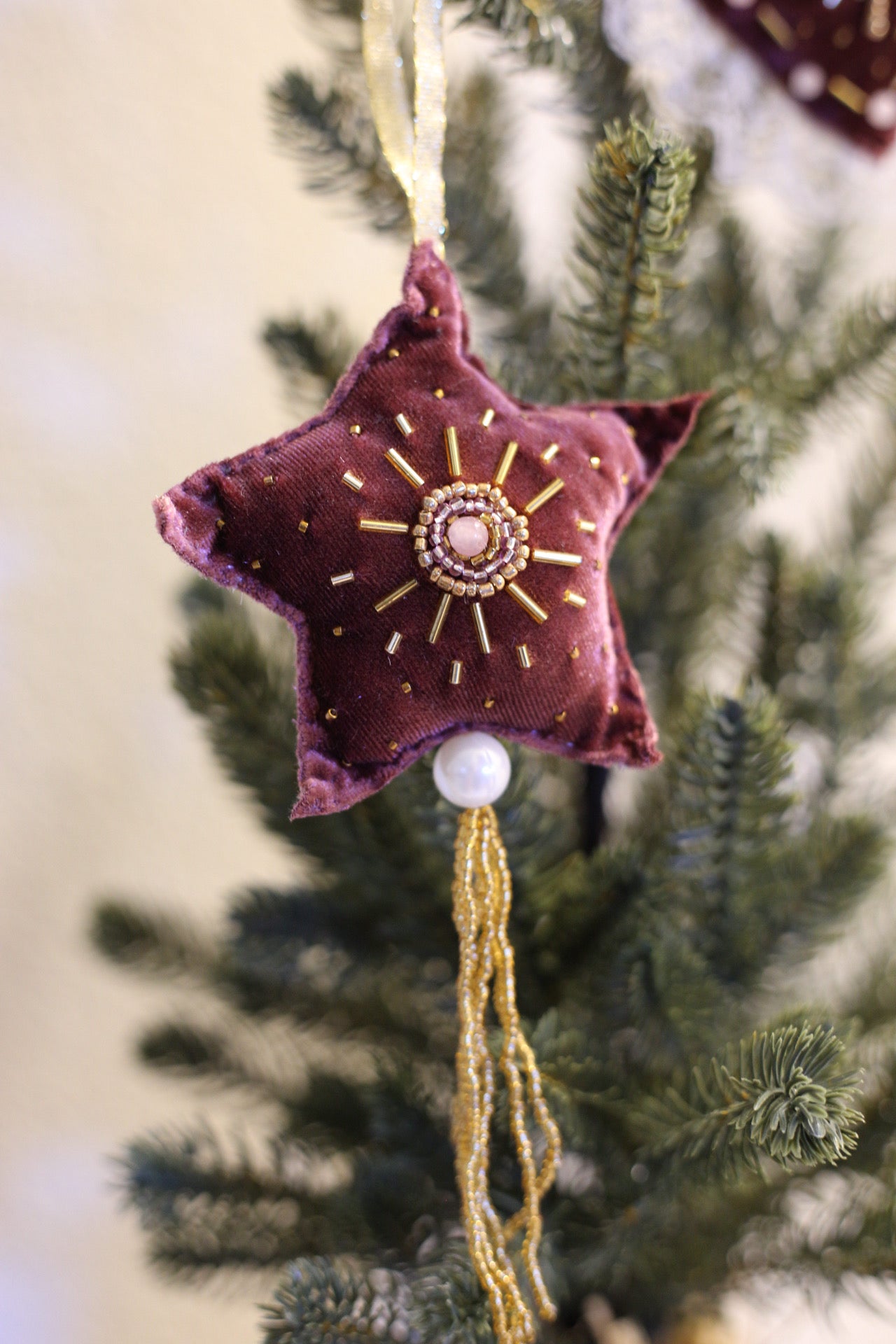 Beaded crystal Ornaments