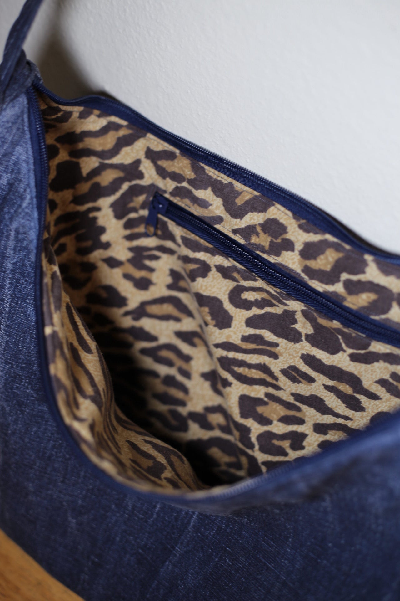 No Fascists: jean shoulder bag