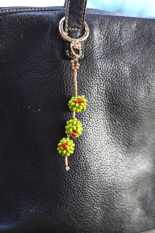 Olive bag charm