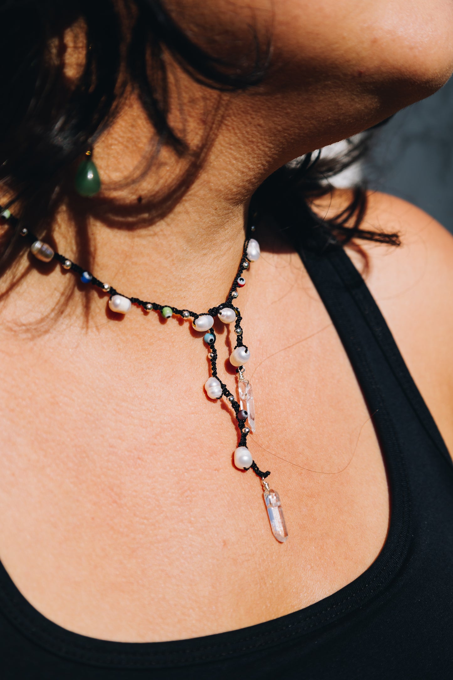 La Alma wrap necklace